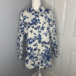 Lands’ Ends floral jacket Size: Extra Small